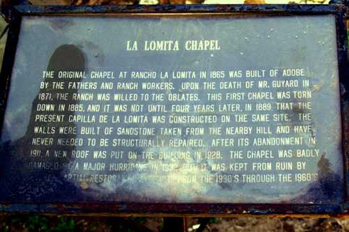 La Lomita Chapel Plaque,  La Lomita Texas