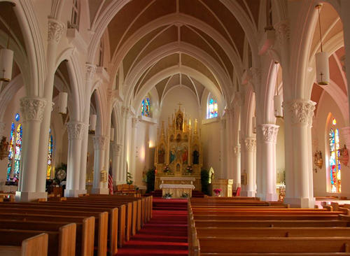 Rhineland TX - St. Joseph's Catholic Church  interior