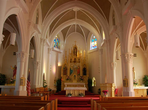 Rhineland TX - St. Joseph's Catholic Church Sanctuary  