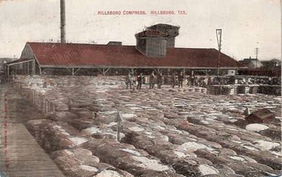 Hillsboro TX - Cotton Gin, Cotton Compress , pstmrk1909