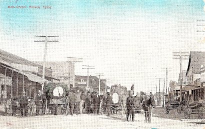 Cotton Scenes, Roscoe TX Pstmrk 1908