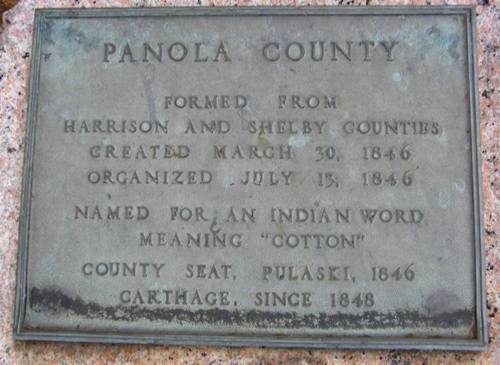 Panola County TX Centennial Marker