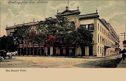 Menger Hotel, San Antonio TX 1905  post card