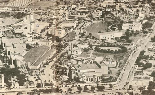1936 Texas  Centennial  Exposition  in Dallas aerial photo right enlarged