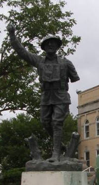 Crowell Tx - Doughboy Statue