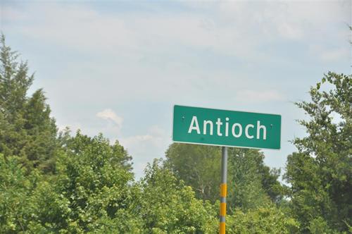 Antioch TX - Antioch Road Sign