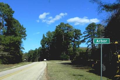 Arbor  TX - Arbor Road Sign