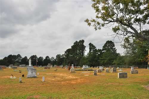 Bascom  TX, Smith County - Bascom Cemetery  scene
