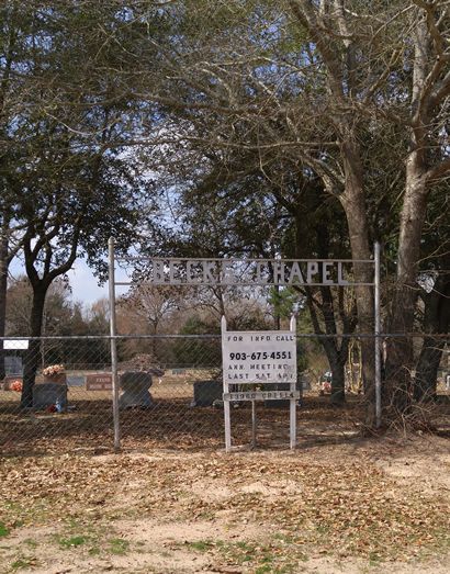 Beck's Chapel TX- Beck's Chapel Cemetery 
