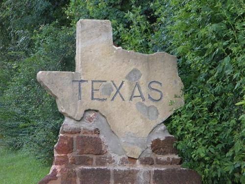 Texas marker in Bethany Texas