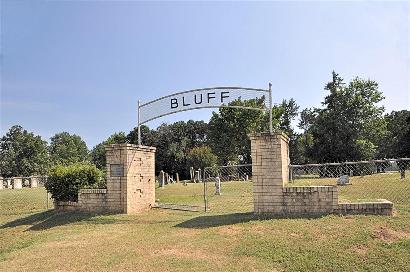 Bluff Texas Cemetery Gate