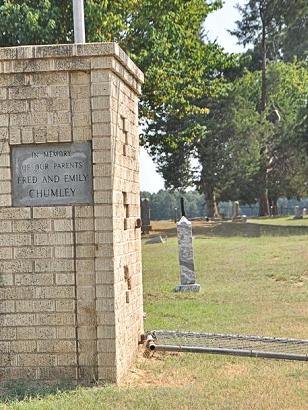 Bluff Texas Cemetery in Memory of Fred and Emily Chumley
