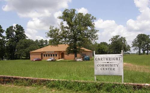 Cartwright  Community center, Texas,  former Cartwright  school