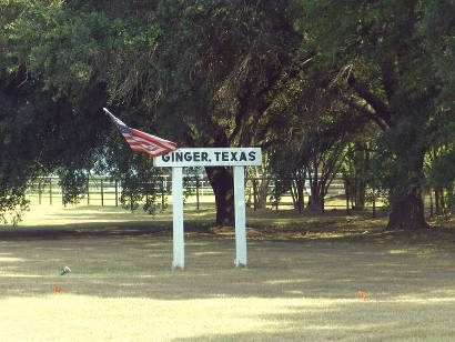 Ginger TX Sign