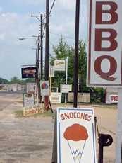 BBQ Snowcone sign