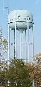 Gun Barrel City water tower
