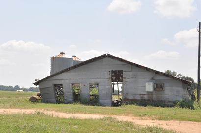 Hodgson, Texas tin shed