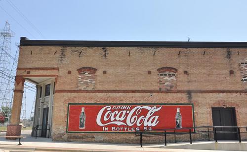 Kilgore TX - Coca-Cola Painted Wall Sign 