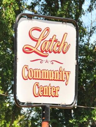 Latch TX - Community Center sign
