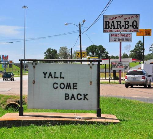 Liberty City TX sign  - Yall come back