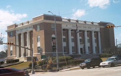 1923 Polk County courthouse, Livingston Texas