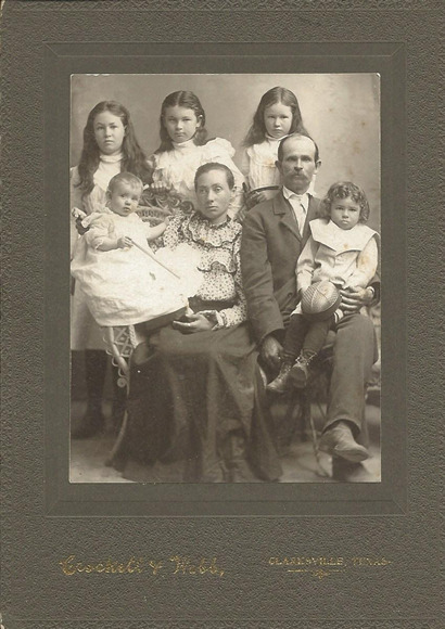 Lydia TX - Duncan Baker Family, 1890 