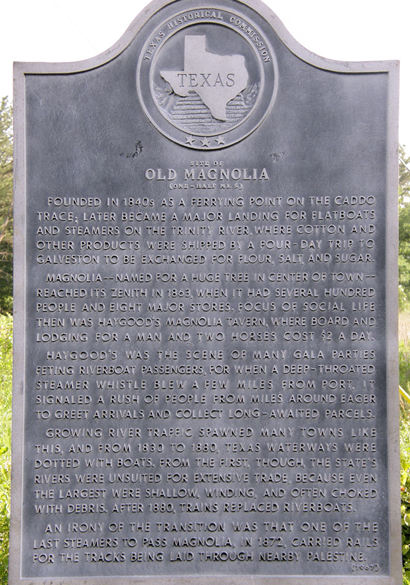 TX - Old Magnolia historical marker