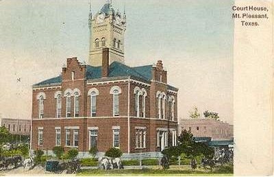 Mount Pleasant Texas - Titus County Courthouse Texas before remodelling