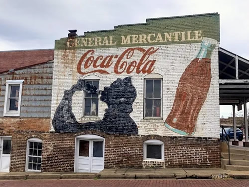 Nacogdoches TX - Coca Cola ghost sign