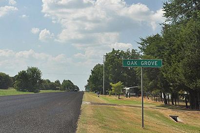 Oak Grove TX Highway sign