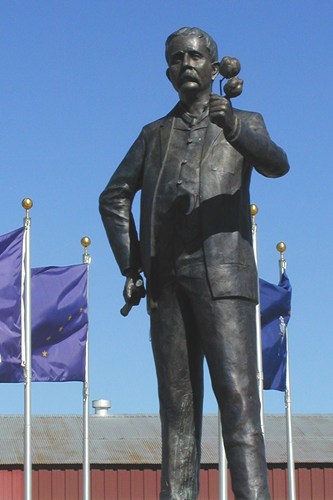 Point Texas National Farmers Union Monument statue