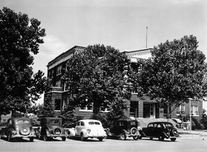 Wood county courthouse  Quitman Texas old photo
