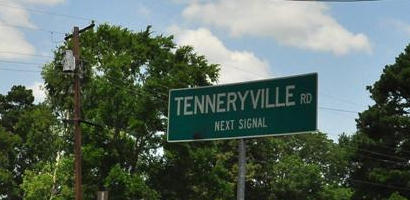 TX -  Sign to Tenneryville Road