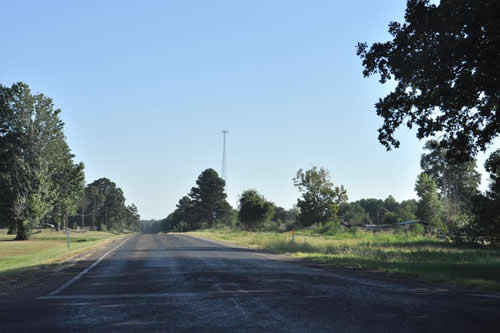 Wamba TX country road