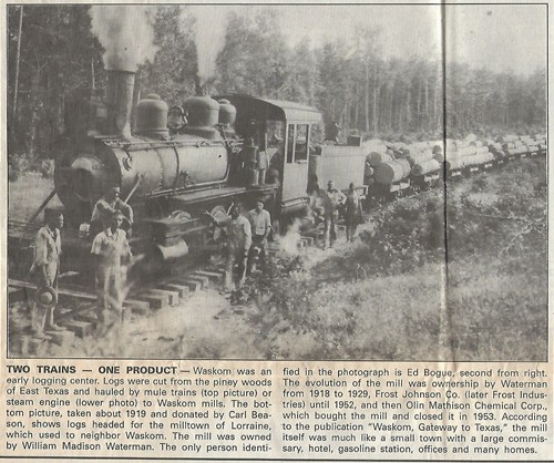 TX - Waskom-Lorraine Logging Train 
