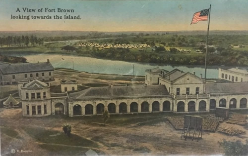 Fort Brown TX, Cameron County, View of