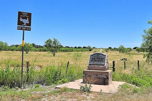 Coke County TX - Fort Chadbourne Centennial Marker