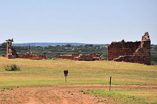 Coke County TX - Fort Chadbourne ruins