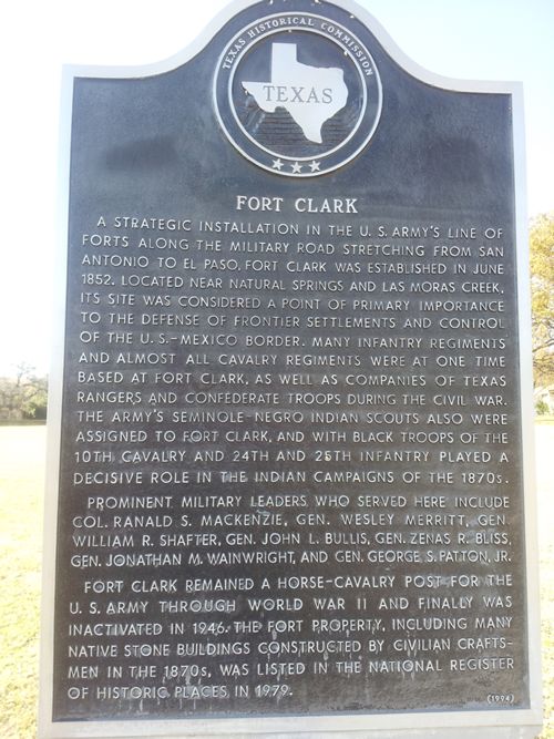 Fort Clark historical marker