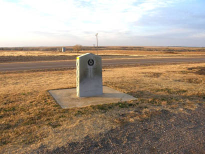 Wheeler County TX - Fort Elliott Granite Marker