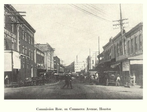 Houston TX - Commission Row on Commerce Avenue
