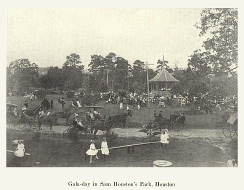 Houston TX - Gala-day in Sam Houston Park 