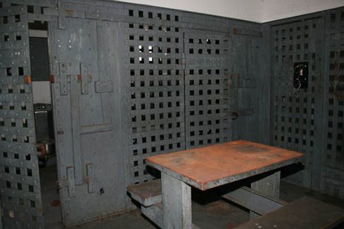 Hallettsville, Texas - Old Lavaca County Jail cell 