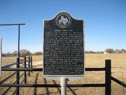 Isham Jones Good Texas Historical Marker and land