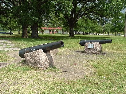 Battle of San Jacinto  cannons "Twin Sisters"