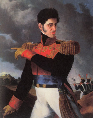 Oleo Antonio Lopez de Santa Anna