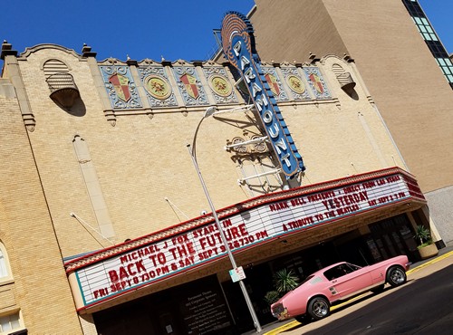 Abilene TX - 1930 Paramount Theatre neon sign 