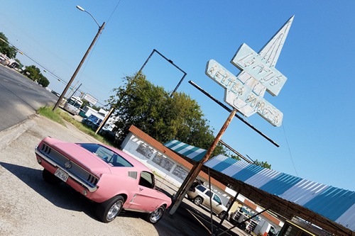 Abilene TX - Larry's Better Burger Neon Sign