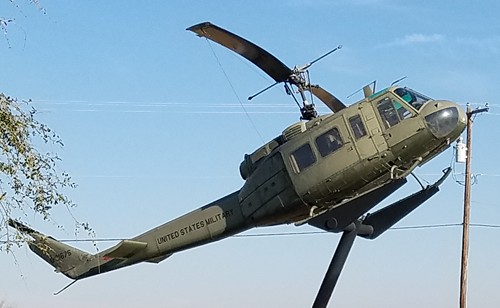 Midland TX - Vietnam Memorial  helicopter