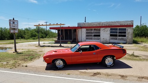 Stamford TX - Abandoned Gulf Gas Station 
